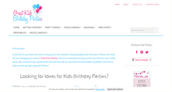 Desktop Screenshot of great-kids-birthday-parties.com